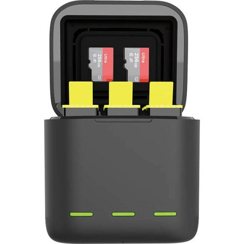 Kup Încărcător trichannel Box Telesin pentru GoPro Hero 9 / Hero 10 + 3 acumulatori (GP-BNC-902-B) - TLS093 - {ean13} - Sklep Home Screen