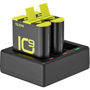 Buy Telesin 3-slot charger Box for GoPro Hero 9 / Hero 10 + 2 batteries (GP-BTR-903-B) - TLS094 - {ean13} - Home Screen Store Europe
