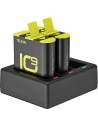 Buy Telesin 3-slot charger Box for GoPro Hero 9 / Hero 10 + 2 batteries (GP-BTR-903-B) - TLS094 - {ean13} - Home Screen Store Europe