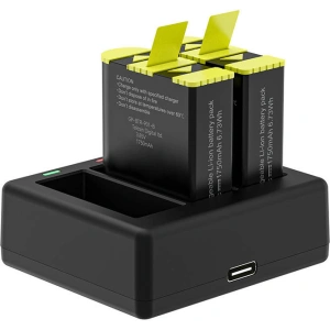 Buy Telesin 3-slot charger Box for GoPro Hero 9 / Hero 10 + 2 batteries (GP-BTR-903-B) - TLS094 - {ean13} - Home Screen Store Europe