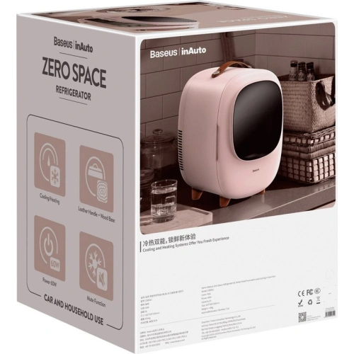 Kup Mini-Autokühlschrank für Reisen Baseus rosa - BSU3457PNK - {ean13} - Sklep Home Screen