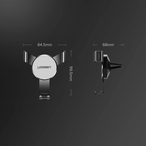 Kup Uchwyt grawitacyjny samochodowy UGREEN Air Vent szary - UGR1329GRY - {ean13} - Sklep Home Screen
