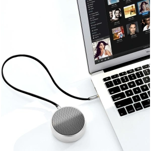 Płaski kabel UGREEN audio AUX 3,5mm mini jack 5m srebrny