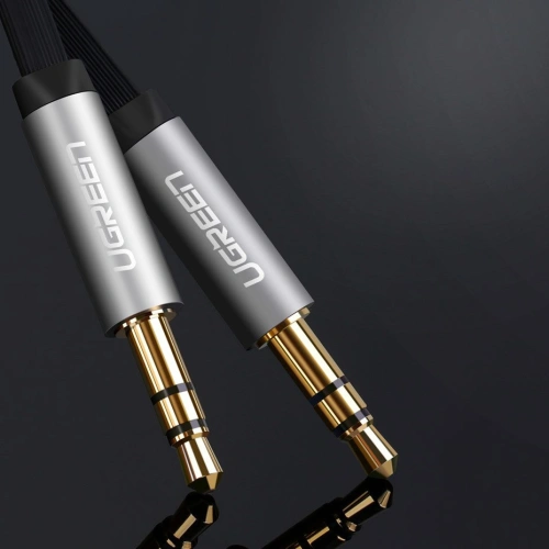 Kup Cablul plat UGREEN audio AUX 3,5mm mini jack 5m argintiu - UGR1330SLV - {ean13} - Sklep Home Screen