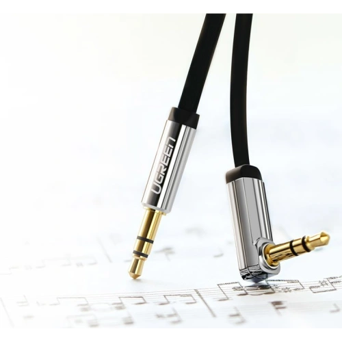 Buy UGREEN flat cable AUX audio cable 3.5 mm mini jack 5m silver - UGR1330SLV - {ean13} - Home Screen Store Europe