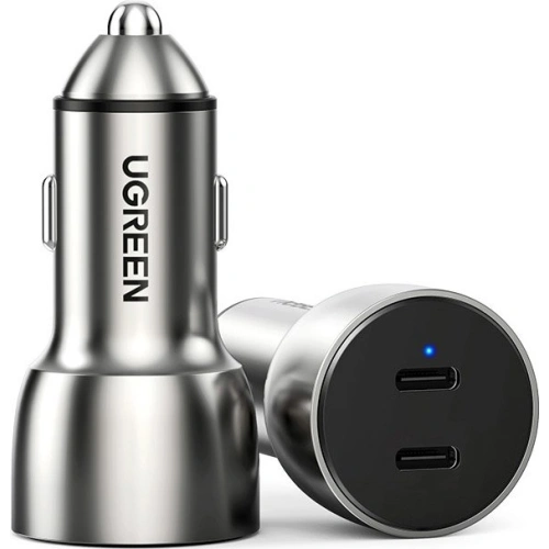 Buy UGREEN CD213 car charger 2x USB Type C Quick Charge 3.0 PD 3.0 36 W FCP AFC 3 A gray - UGR1331GRY - {ean13} - Home Screen Store Europe