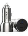 UGREEN CD213 car charger 2x USB Type C Quick Charge 3.0 PD 3.0 36 W FCP AFC 3 A gray