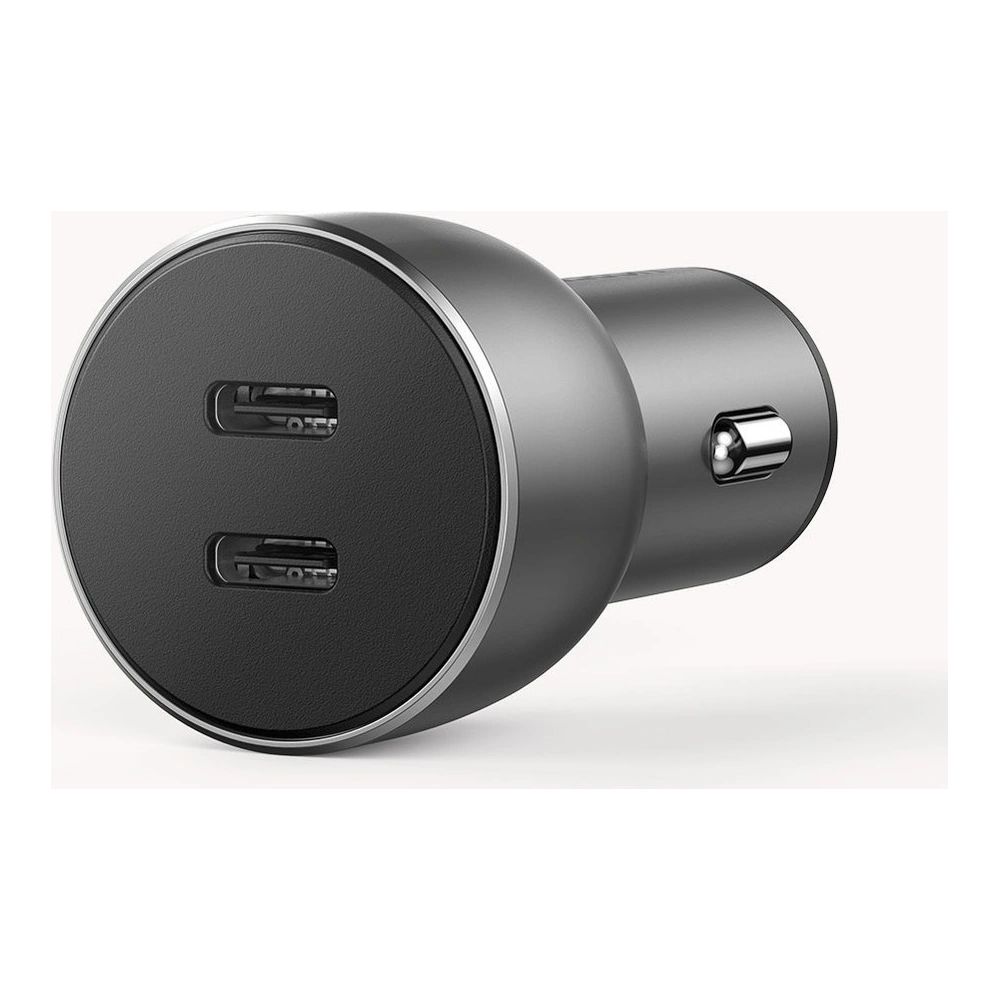Ładowarka samochodowa UGREEN CD213 2x USB-C QC3.0 PD 3.0 36W FCP AFC 3A szary