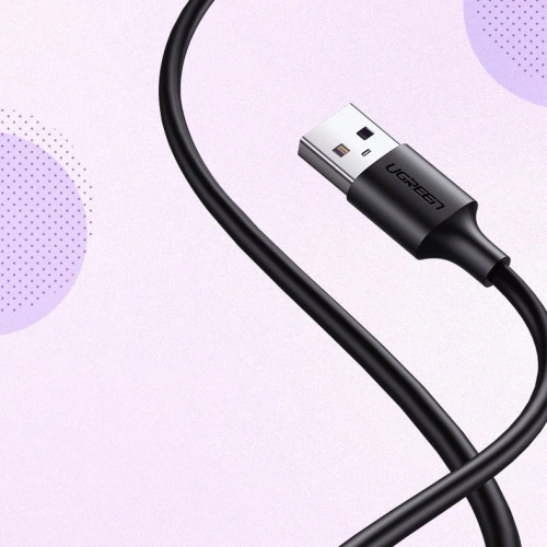 Kup Úhlový kabel UGREEN US307 USB-A - USB-C QC 3.0 SCP FCP 5A 2m černý - UGR1332BLK - {ean13} - Sklep Home Screen