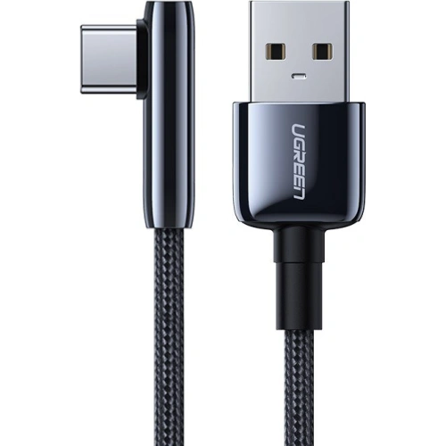 Kup Úhlový kabel UGREEN US313 USB-A - USB-C QC 3.0 SCP FCP 5A 0,5m černý - UGR1334BLK - {ean13} - Sklep Home Screen