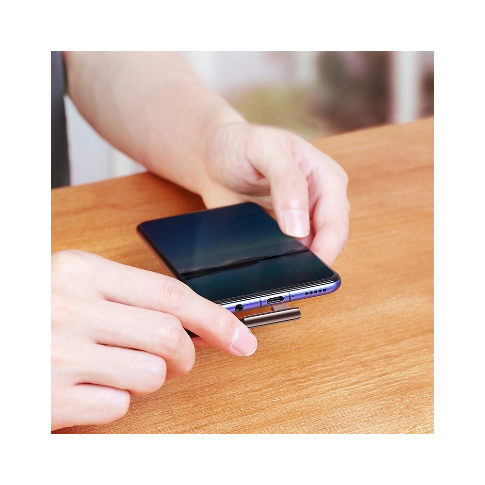 Kątowy kabel UGREEN US313 USB-A - USB-C QC 3.0 SCP FCP 5A 0,5m czarny