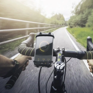 UGREEN LP116 Fahrradhalterung aus Silikon für den Lenker schwarz