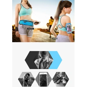Buy UGREEN LP112 running belt reflective reflectors waist bag for phone case with earphone outlet black - UGR1337BLK - {ean13} - Home Screen Store Europe