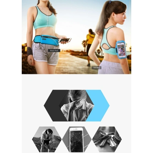 Buy UGREEN LP112 running belt reflective reflectors waist bag for phone case with earphone outlet black - UGR1337BLK - {ean13} - Home Screen Store Europe