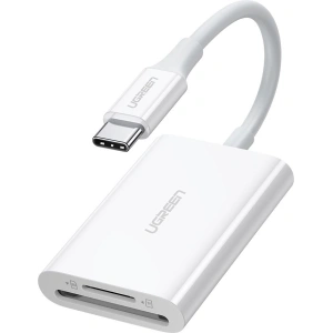 Buy UGREEN CM265 memory card reader OTG SD 4.0 / micro SD (TF) 4.0 (UHS-II, UHS-2 - 280 MBps) to USB Type C 3.2 Gen 1 white - UGR1338WHT - {ean13} - Home Screen Store Europe