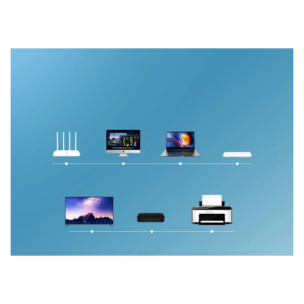 Kabel sieciowy UGREEN NW102 Ethernet patchcord RJ45 Cat 6 UTP 1000Mbps 1m biały