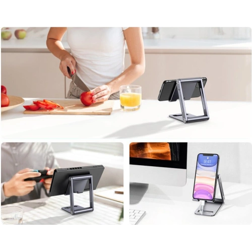 Kup UGREEN LP263 Aluminium Handy/Tablet Ständer Grau - UGR1341GRY - {ean13} - Sklep Home Screen