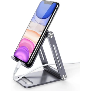 Stojan na telefon/tablet UGREEN LP263 hliníkový šedý