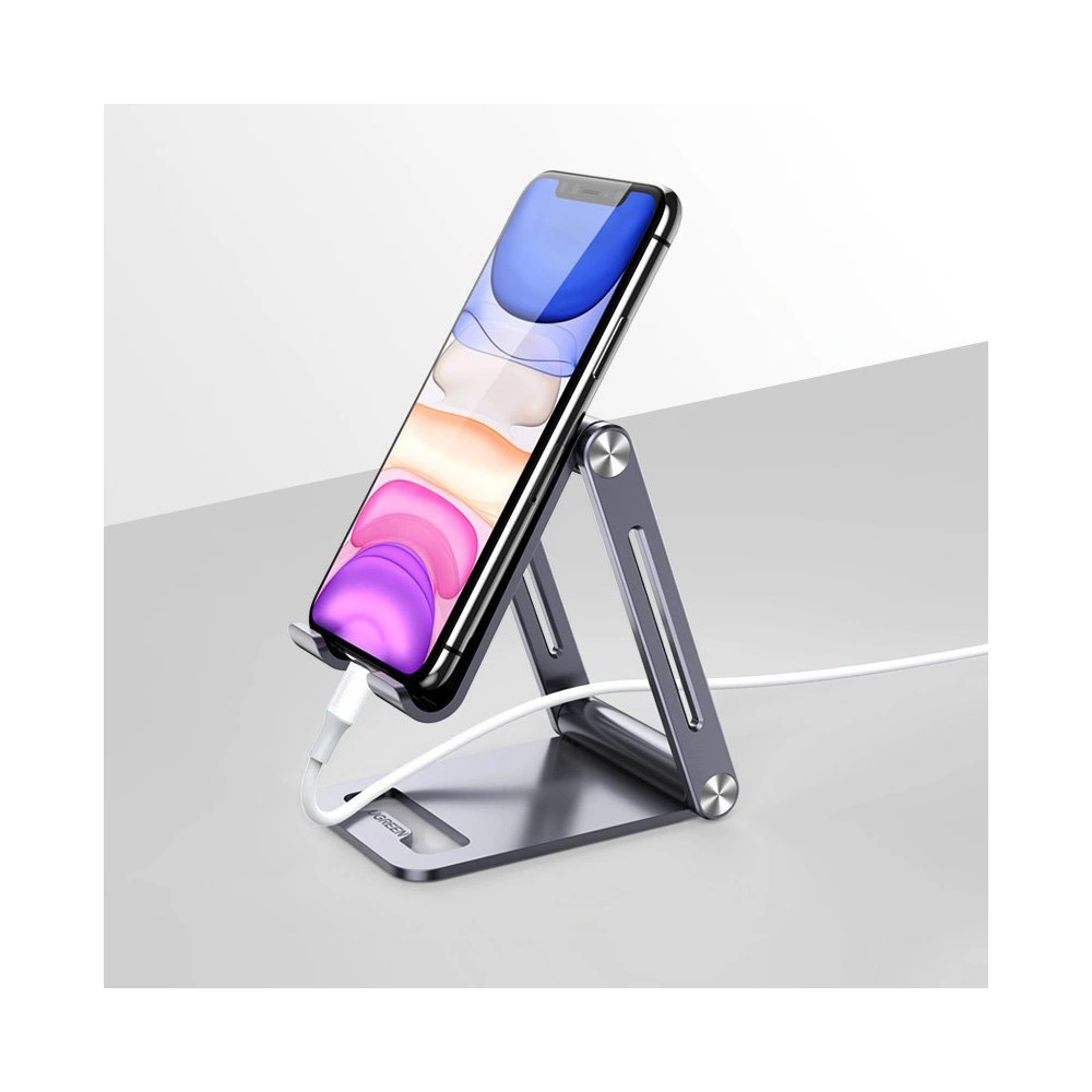 Podstawka na telefon/tablet UGREEN LP263 aluminiowa szary