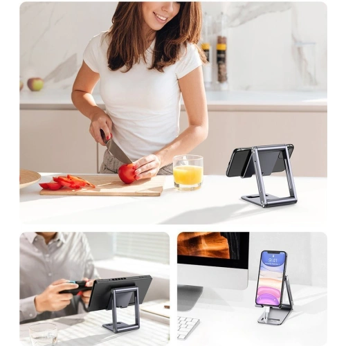 Kup UGREEN LP263 Aluminium Handy/Tablet Ständer Grau - UGR1341GRY - {ean13} - Sklep Home Screen