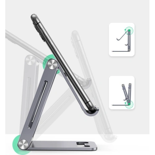 Kup Suport pentru telefon/tabletă UGREEN LP263 din aluminiu gri - UGR1341GRY - {ean13} - Sklep Home Screen