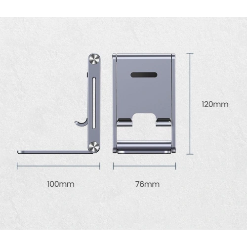 Kup Suport pentru telefon/tabletă UGREEN LP263 din aluminiu gri - UGR1341GRY - {ean13} - Sklep Home Screen