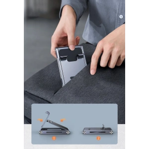 Stojan na telefon/tablet UGREEN LP263 hliníkový šedý
