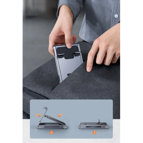 Kup Suport pentru telefon/tabletă UGREEN LP263 din aluminiu gri - UGR1341GRY - {ean13} - Sklep Home Screen