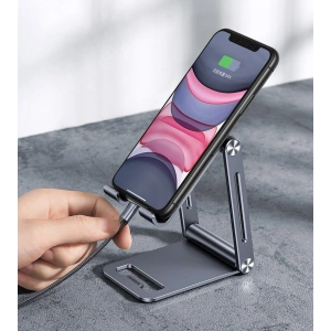 Stojan na telefon/tablet UGREEN LP263 hliníkový šedý