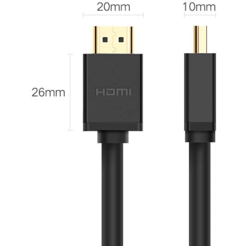 Kup Kabel UGREEN HD104 HDMI 1.4 4K 30 Hz 3D 10 m černý - UGR1342BLK - {ean13} - Sklep Home Screen