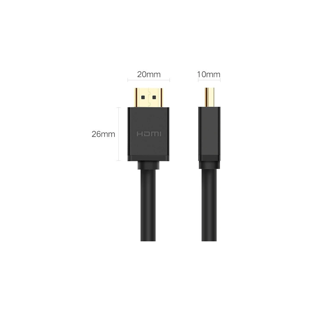 Kabel UGREEN HD104 HDMI 1.4 4K 30 Hz 3D 10 m czarny