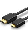 Kabel UGREEN HD108 HDMI (samec) - mini HDMI (samec) 3D Ethernet ARC 1m černý