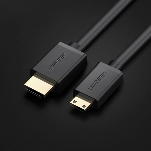 Kup Cablul UGREEN HD108 HDMI (bărbat) - mini HDMI (bărbat) 3D Ethernet ARC 1m negru - UGR1343BLK - {ean13} - Sklep Home Screen