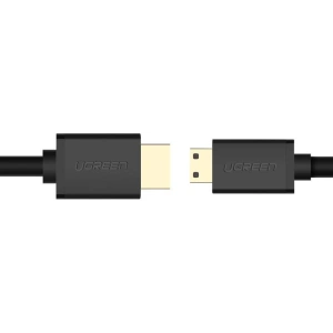 Kabel UGREEN HD108 HDMI (męski) - mini HDMI (męski) 3D Ethernet ARC 1m czarny