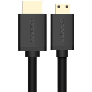 Kabel UGREEN HD108 HDMI (męski) - mini HDMI (męski) 3D Ethernet ARC 1m czarny