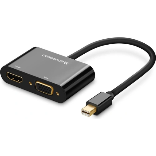 Kup Adaptér UGREEN MD108 HDMI / VGA - mini DisplayPort 4K@30 Hz Full HD 1080p černý - UGR1345BLK - {ean13} - Sklep Home Screen