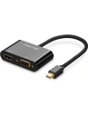 Adapter UGREEN MD108 HDMI / VGA - Mini DisplayPort 4K@30 Hz Full HD 1080p schwarz