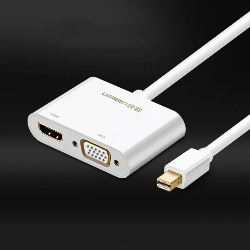 Kup Adaptér UGREEN MD108 HDMI / VGA - mini DisplayPort 4K@30 Hz Full HD 1080p černý - UGR1345BLK - {ean13} - Sklep Home Screen