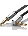 Kup UGREEN AV119 szögletes lapos kábel audio AUX 3,5mm mini jack 0,5m fekete - UGR1347BLK - {ean13} - Sklep Home Screen