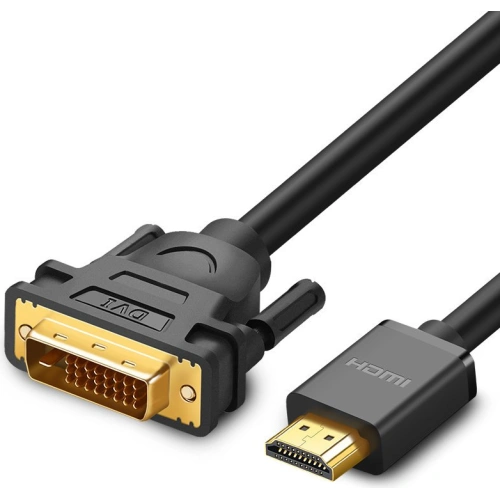 Kup UGREEN HD106 Kabel DVI 24+1 Pin (männlich) - HDMI (männlich) FHD 60Hz 1,5m schwarz - UGR1348BLK - {ean13} - Sklep Home Screen