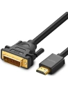 UGREEN HD106 Kabel DVI 24+1 Pin (männlich) - HDMI (männlich) FHD 60Hz 1,5m schwarz