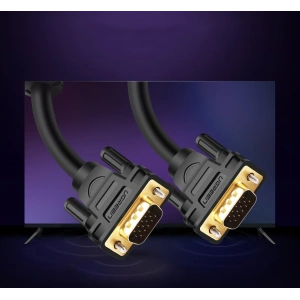Kabel UGREEN VG101 VGA (męski) - VGA (męski) FHD 1,5m czarny