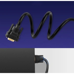 Kabel UGREEN VG101 VGA (męski) - VGA (męski) FHD 1,5m czarny