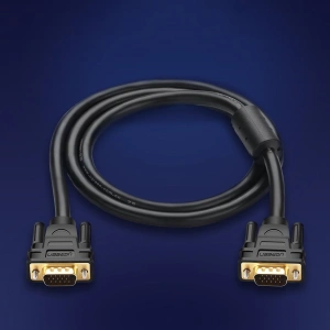 Kabel UGREEN VG101 VGA (męski) - VGA (męski) FHD 1,5m czarny