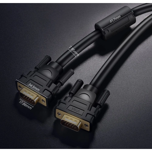 Kup Cablul UGREEN VG101 VGA (bărbat) - VGA (bărbat) FHD 1,5m negru - UGR1349BLK - {ean13} - Sklep Home Screen