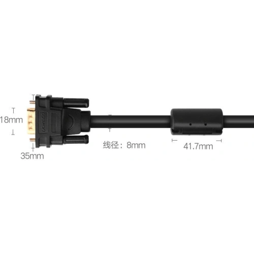 Kup UGREEN VG101 VGA-Kabel (männlich) - VGA (männlich) FHD 1,5m schwarz - UGR1349BLK - {ean13} - Sklep Home Screen