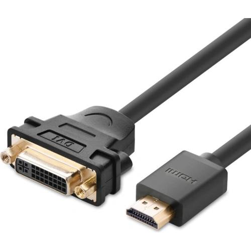 Kup UGREEN DVI 24+5 tűs (női) - HDMI (férfi) kábel 22cm fekete - UGR1350BLK - {ean13} - Sklep Home Screen