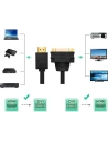 Kup UGREEN DVI 24+5 tűs (női) - HDMI (férfi) kábel 22cm fekete - UGR1350BLK - {ean13} - Sklep Home Screen
