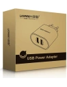 Kup UGREEN CD104 hálózati töltő 2x USB 3,4A fehér - UGR1351WHT - {ean13} - Sklep Home Screen