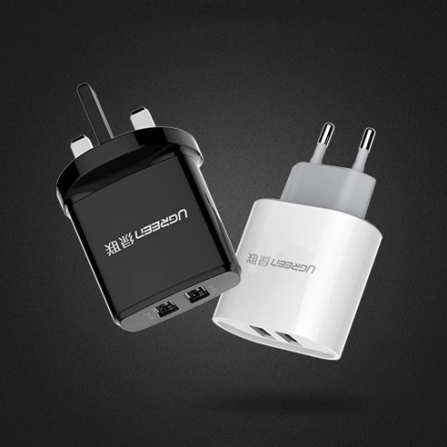 Kup UGREEN CD104 hálózati töltő 2x USB 3,4A fehér - UGR1351WHT - {ean13} - Sklep Home Screen